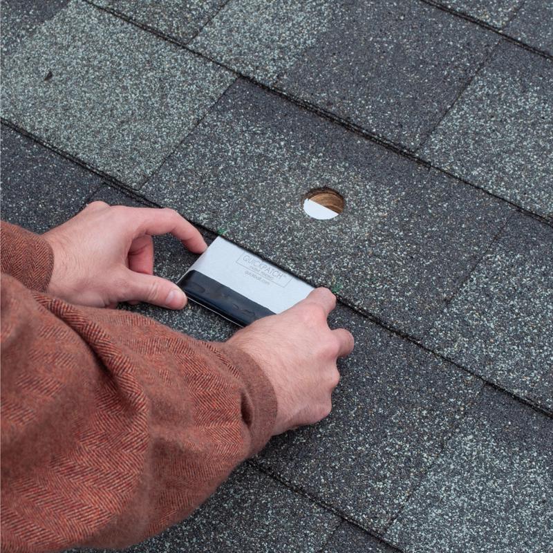 Quickscrews QuickPATCH 4 in. W X 5 in. L Galvanized Steel Self-Adhesive Roof Repair Silver