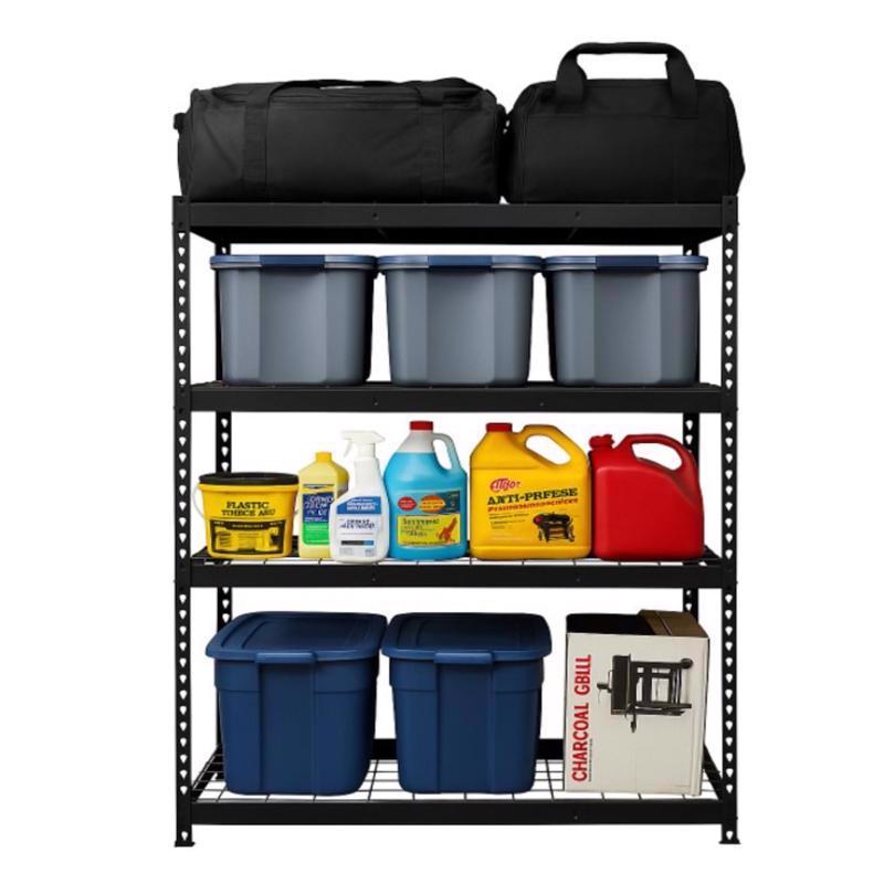 Ar Shelving HD Metal Shelf 72 in. H X 60 in. W X 20 in. D Steel 4-Tier Shelving Unit