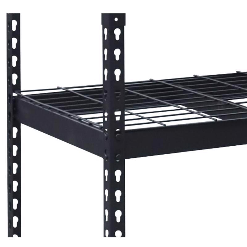 Ar Shelving HD Metal Shelf 72 in. H X 60 in. W X 20 in. D Steel 4-Tier Shelving Unit