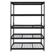 Ar Shelving HD Metal 72 in. H X 48 in. W X 24 in. D Steel 5-Tier Shelving Unit