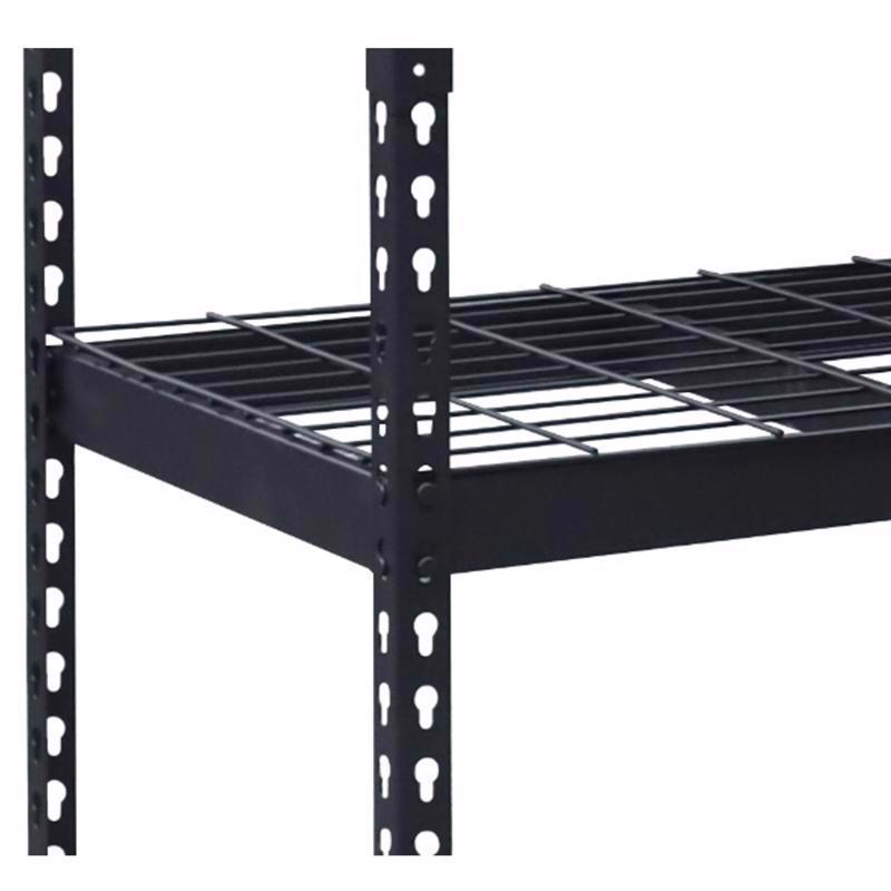 Ar Shelving HD Metal 72 in. H X 48 in. W X 24 in. D Steel 5-Tier Shelving Unit