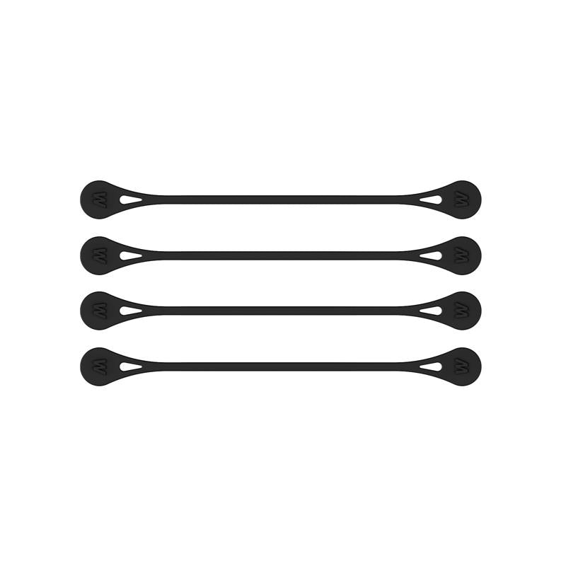 Wrap-It MagnaTies 0.33 in. L Black Silicone Cord Organizer