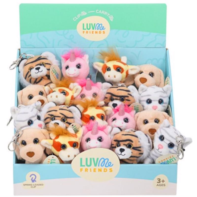 LuvMe Friends Foam/Metal Assorted Keychain