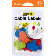 Wrap-It Assorted Polyethylene Cable Labels
