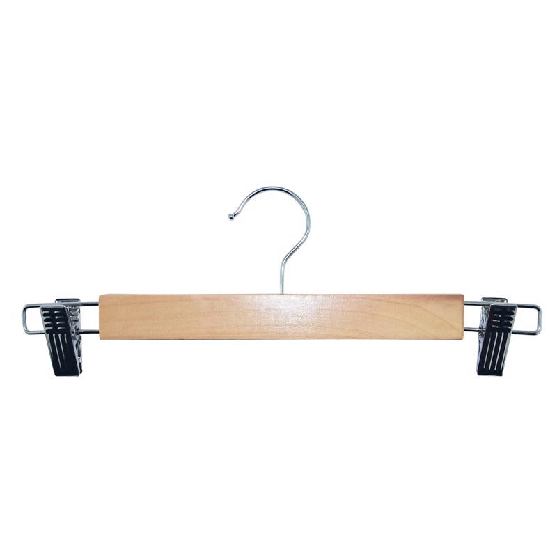 ClosetSelect Wood Brown Skirt/Slack Hanger 5 pk