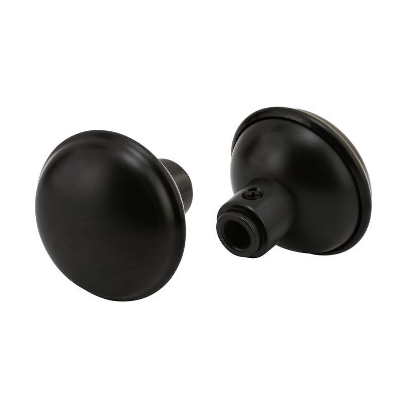 Prime-Line Black Metal Deadbolt Thick Door Kit