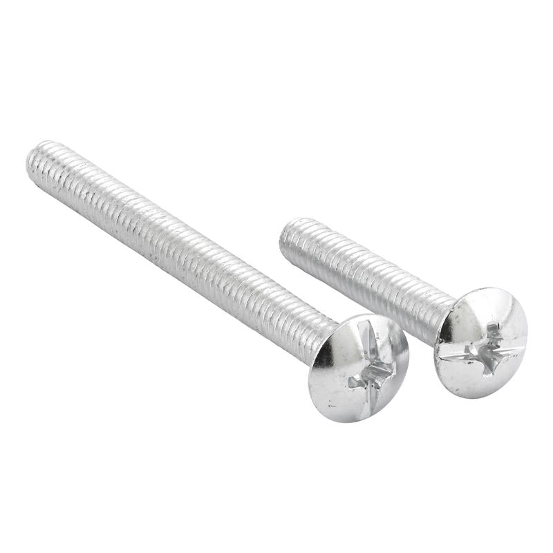 Prime-Line 1-11/16 in. D X 1-3/8 in. L Black Metal Bi-Fold Door Knob
