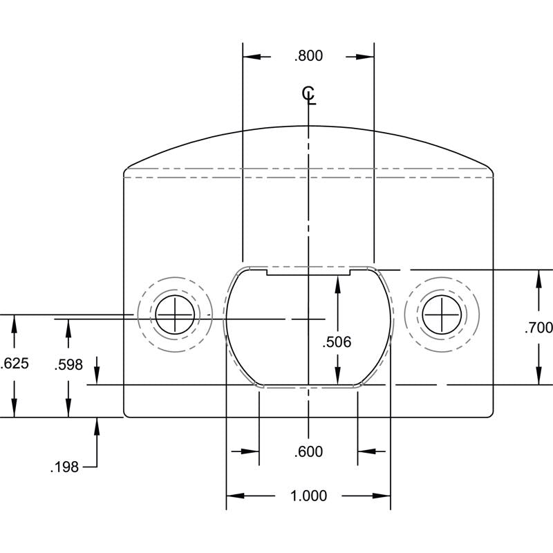 Prime-Line 2.25 in. H X 3.75 in. L Black Steel Latch Strike Plate