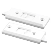 Prime-Line White Plastic Window Tilt Latch 1-3/8 in. W X 3-1/4 in. L 2 pk