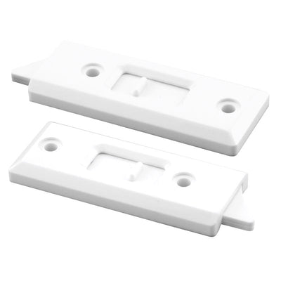 Prime-Line White Plastic Window Tilt Latch 1-3/8 in. W X 3-1/4 in. L 2 pk