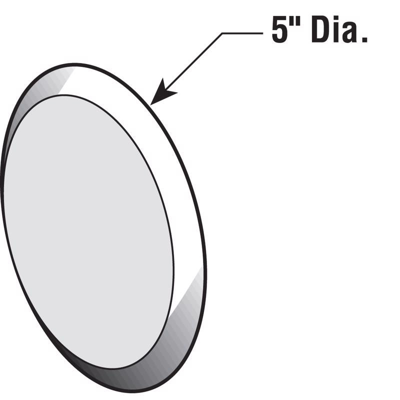Prime-Line Plastic Ivory Door Stop Mounts to wall 5 in.