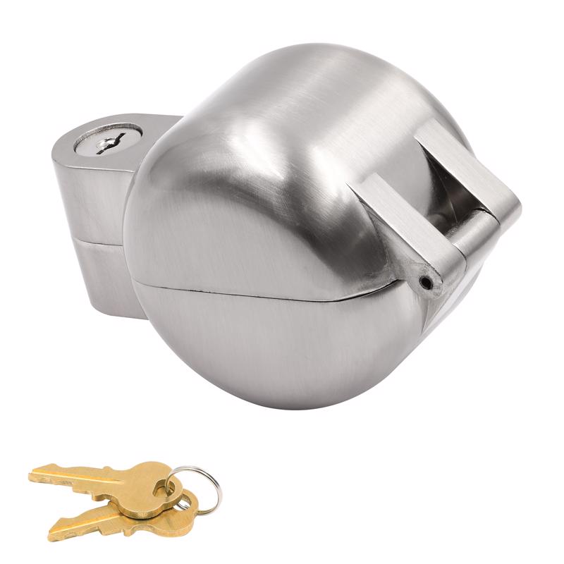 Prime-Line Silver Steel Doorknob Lockout