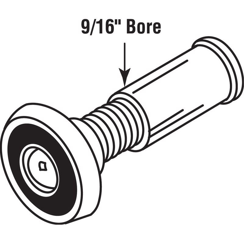 Prime-Line Solid Brass Door Repair Kit