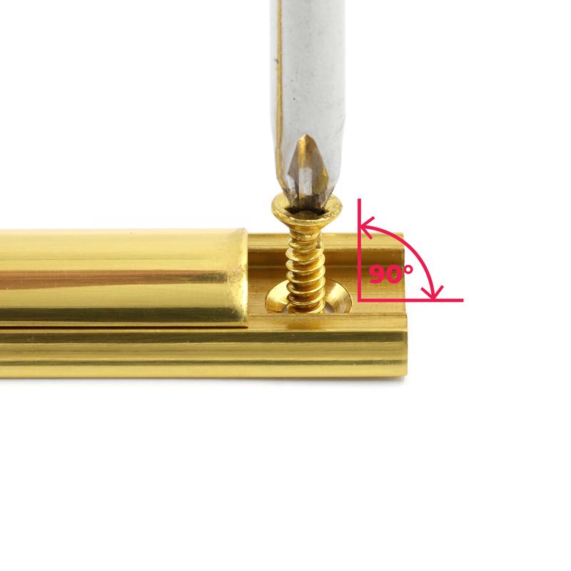 Prime-Line Solid Brass Surface Bolt
