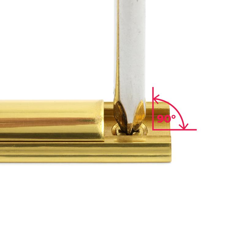 Prime-Line Solid Brass Surface Bolt