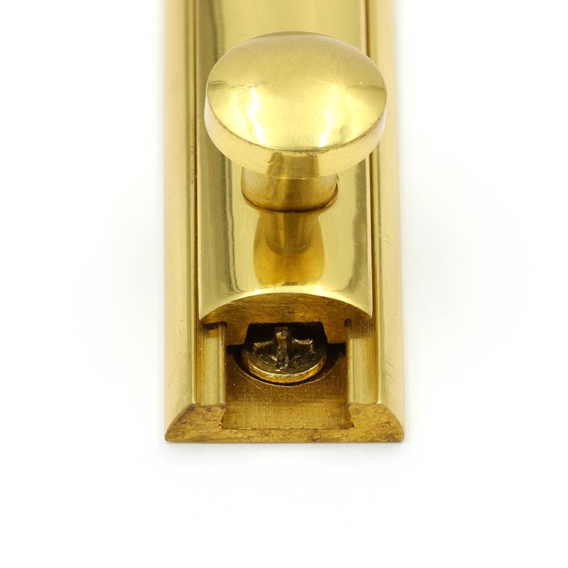 Prime-Line Solid Brass Surface Bolt