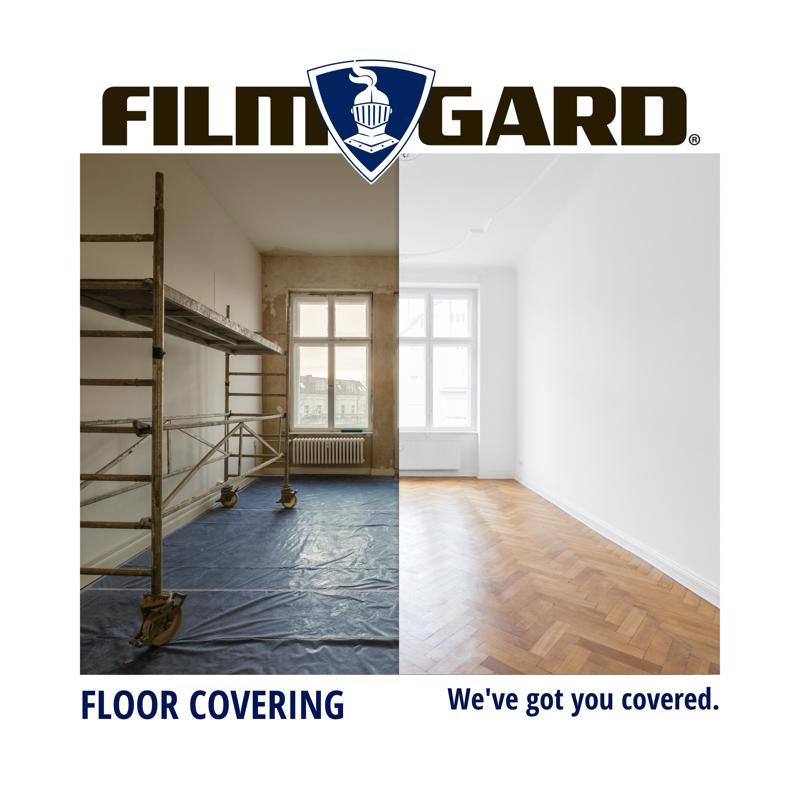 Film-Gard Plastic Sheeting 4 mil X 3 ft. W X 50 ft. L Polyethylene Black