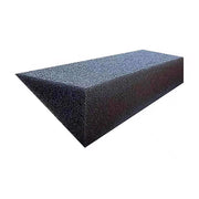 GutterFoam Original 5 in. W X 36 in. L Black Polyester Foam Gutter Guard