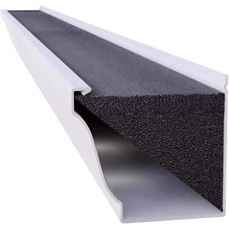 GutterFoam Original 5 in. W X 36 in. L Black Polyester Foam Gutter Guard