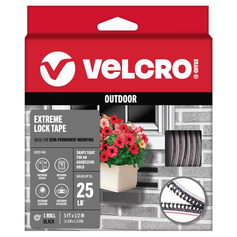 Velcro Large Nylon Hook and Loop Fastener 5 ft. L