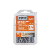 Teks No. 10 in. X 1.4375 in. L Star Hex Washer Head Self-Drilling Screws w/Wings