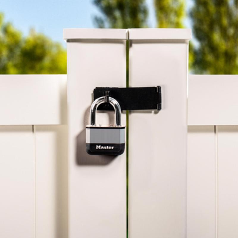 Master Lock Elite 2.5 in. W Laminated Steel 5-Pin Cylinder Padlock