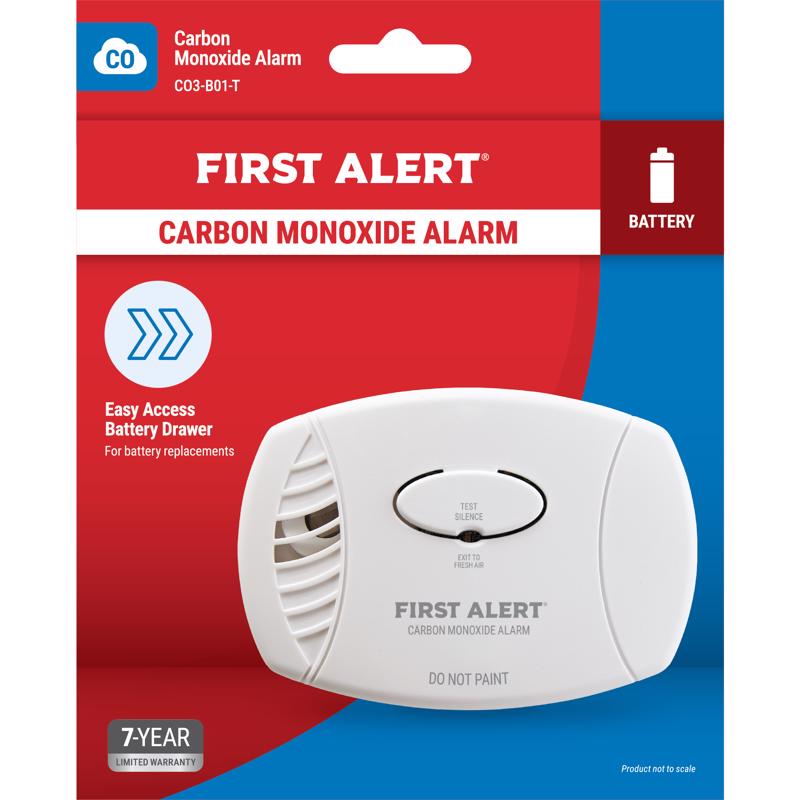 First Alert Battery-Powered Electrochemical Carbon Monoxide Detector