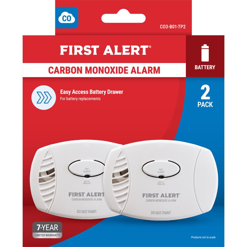 First Alert Battery-Powered Electrochemical Carbon Monoxide Detector
