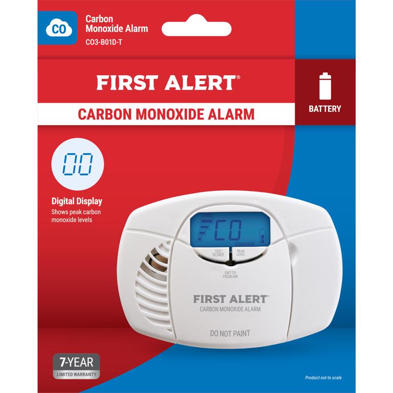 First Alert Battery-Powered Electrochemical Carbon Monoxide Detector