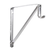 Closet Pro 18 in. L X 1-3/8 in. D Chrome Steel Closet Rod Bracket