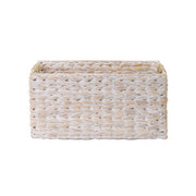 Zenna Home 6 in. L X 12 in. W X 9 in. H White Woven Basket
