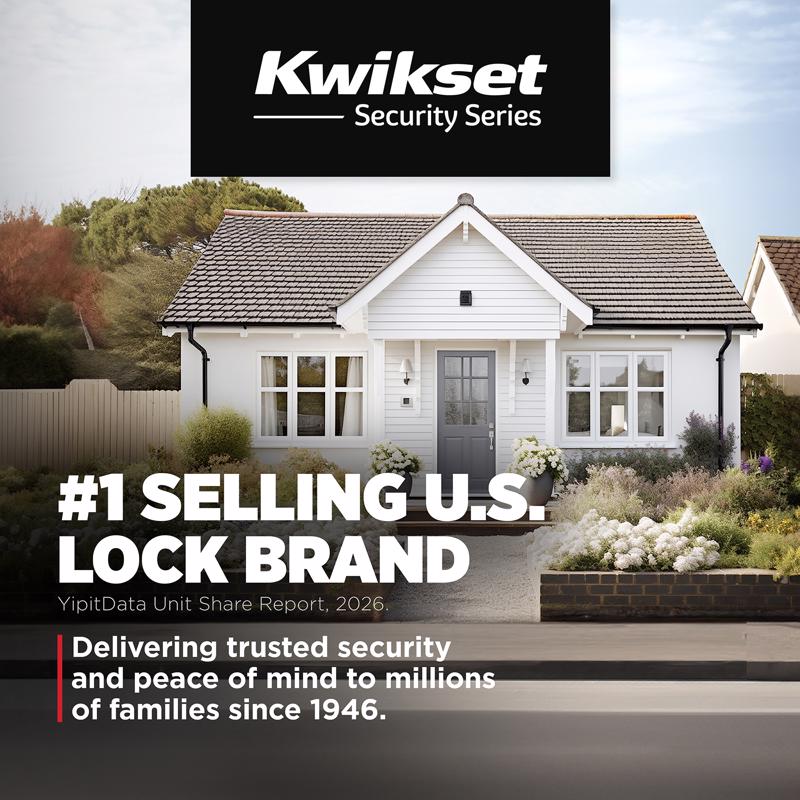 Kwikset Henley Satin Nickel Entry Handleset 1.75 in.