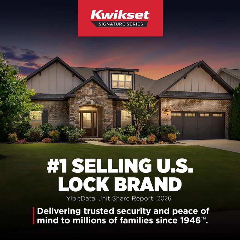 Kwikset San Clemente Matte Black Entry Handleset 1.75 in.