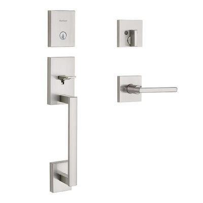 Kwikset San Clemente Satin Nickel Entry Handleset 1.75 in.