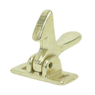 Schlage 1.4 in. H X 0.6 in. W X 0.9 in. D Brass-Plated Aluminum Elbow Catch