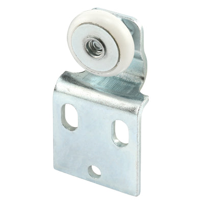 Prime-Line 3/4 in. D X 1/4 in. L Mill Nylon/Steel Roller Assembly 2 pk