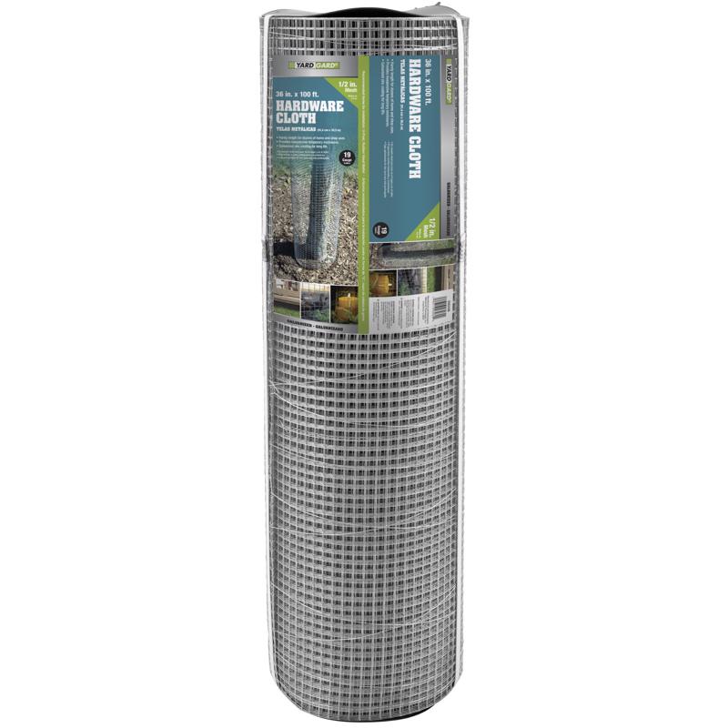 Garden Craft 36 in. H X 100 ft. L Galvanized Steel Hardware Cloth 1/2 in.