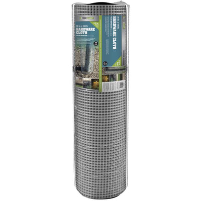 Garden Craft 36 in. H X 100 ft. L Galvanized Steel Hardware Cloth 1/2 in.