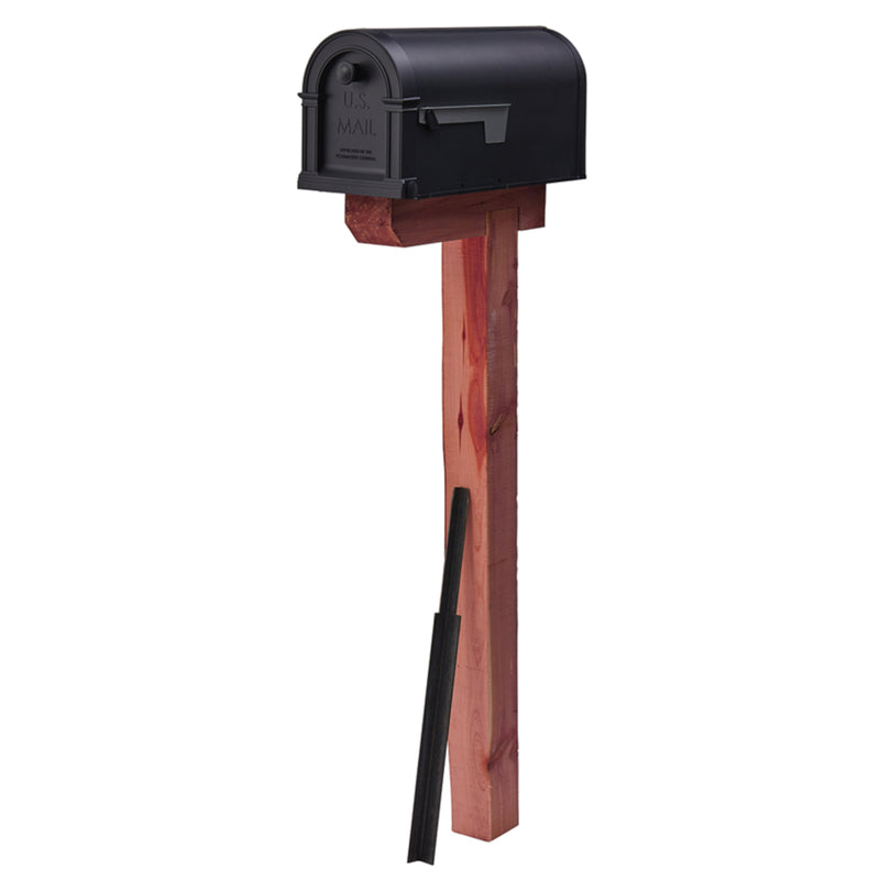 Architectural Mailboxes 43.3 in. Natural Red Cedar Mailbox Post