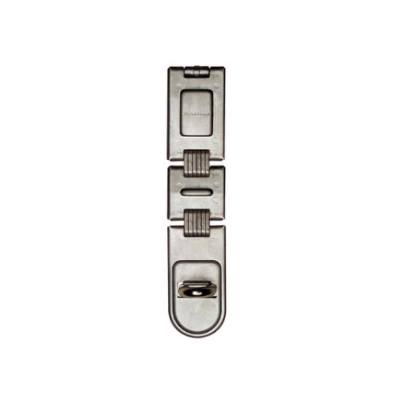 Master Lock Zinc-Plated Hardened Steel 7-3/4 in. L Double Hinge Safety Hasp