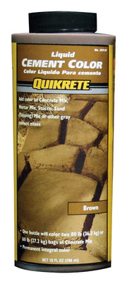 Quikrete Liquid Cement Color 10 oz Brown/Gray