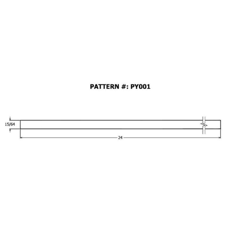 Alexandria Moulding 2 ft. W X 4 ft. L X 1/4 in. Plywood