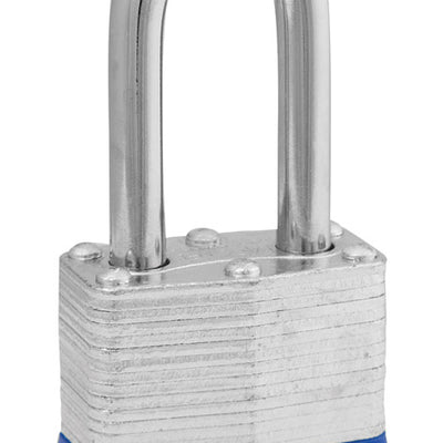 Master Lock 1-5/16 in. H X 1-9/16 in. W Steel 4-Pin Cylinder Exterior Padlock