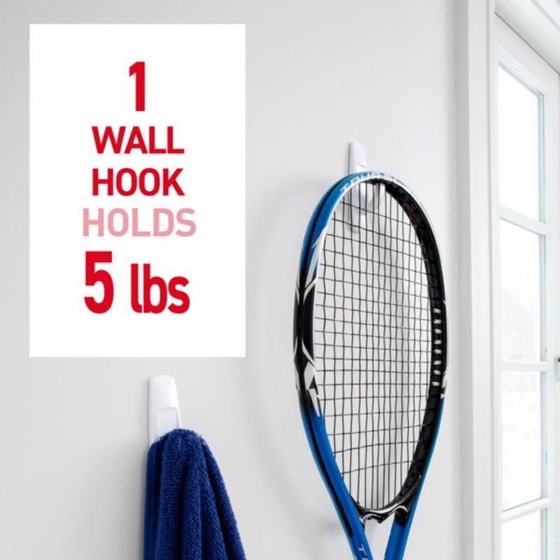 3M Command Large Plastic Hook 3.91 in. L