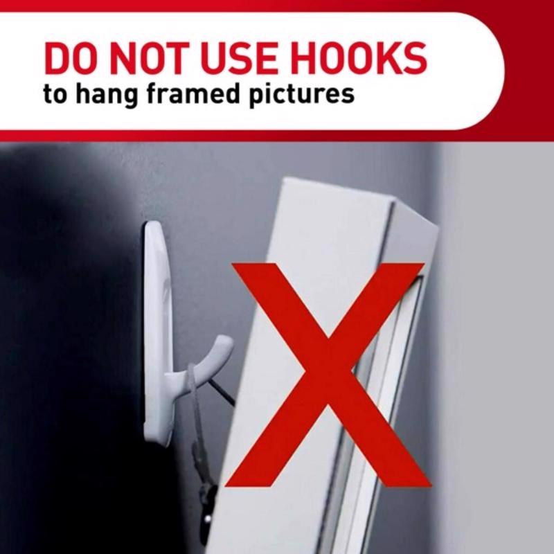 3M Command Large Plastic Hook 3.91 in. L