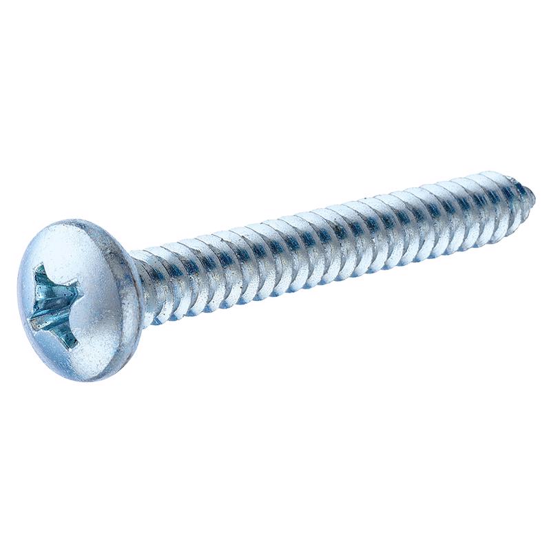 HILLMAN No. 8 Ga. X 2 in. L Phillips Pan Head Sheet Metal Screws