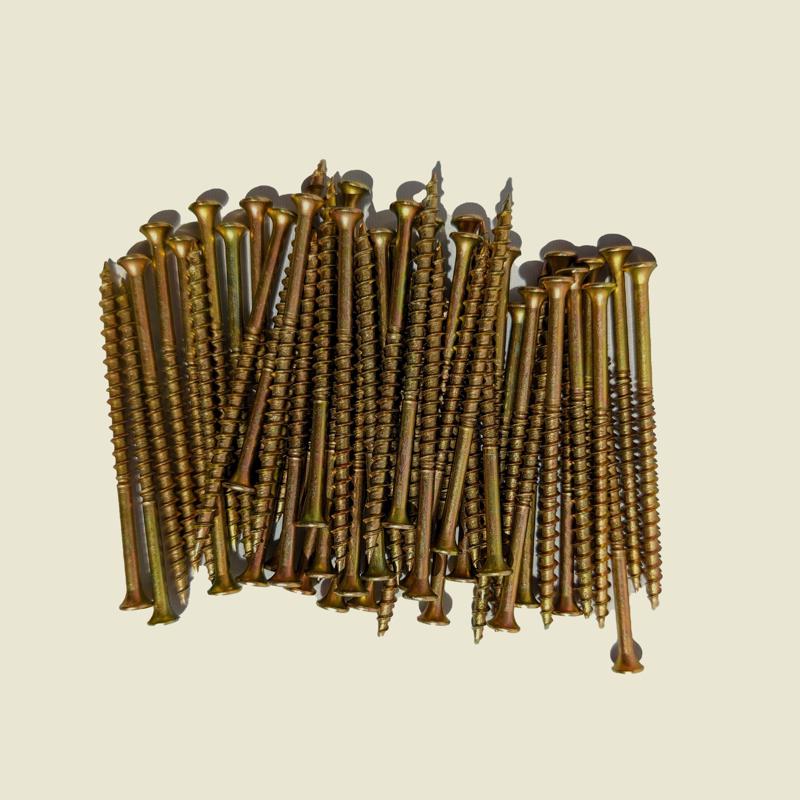 Squeeeeek No More No. 8 X 3 in. L Square Bugle Head Coarse Screw Kit