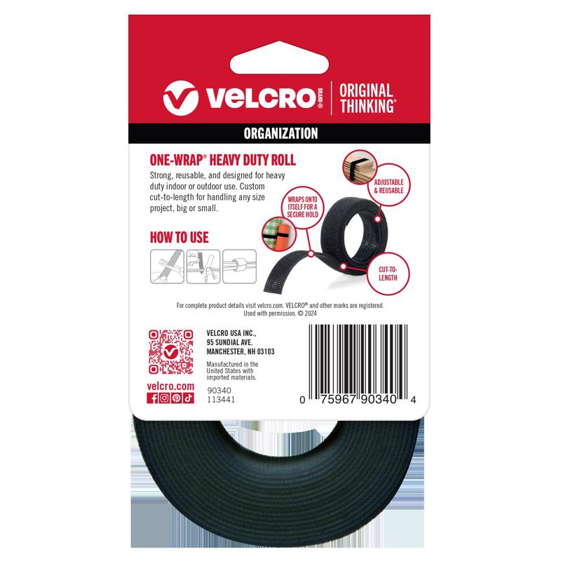 VELCRO Brand ONE-WRAP Large Nylon Strap 144 in. L