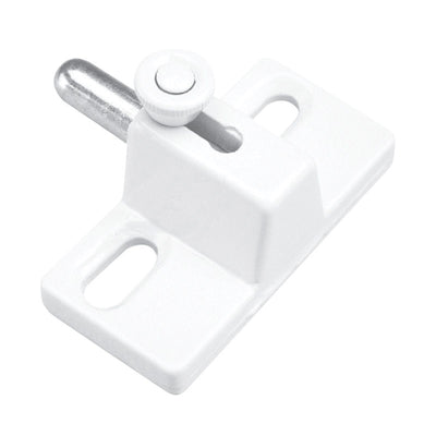 Prime-Line White Die-Cast Zinc Sliding Door and Window Lock