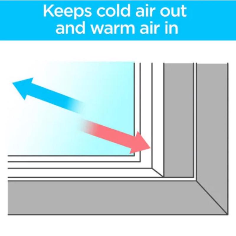 3M Clear Indoor Window Film Insulator Kit 84 in. W X 236 in. L